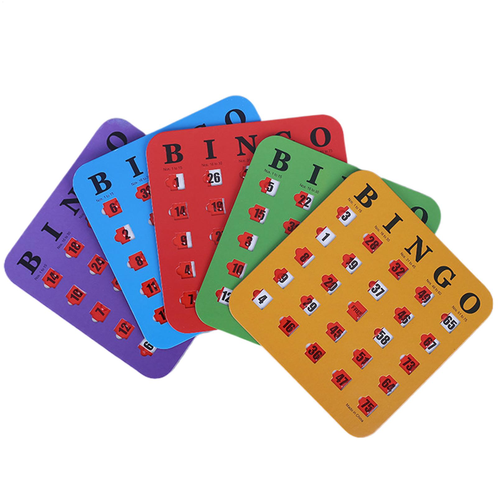 Party Games Bingo - 5 szt. Karty do gry Bingo