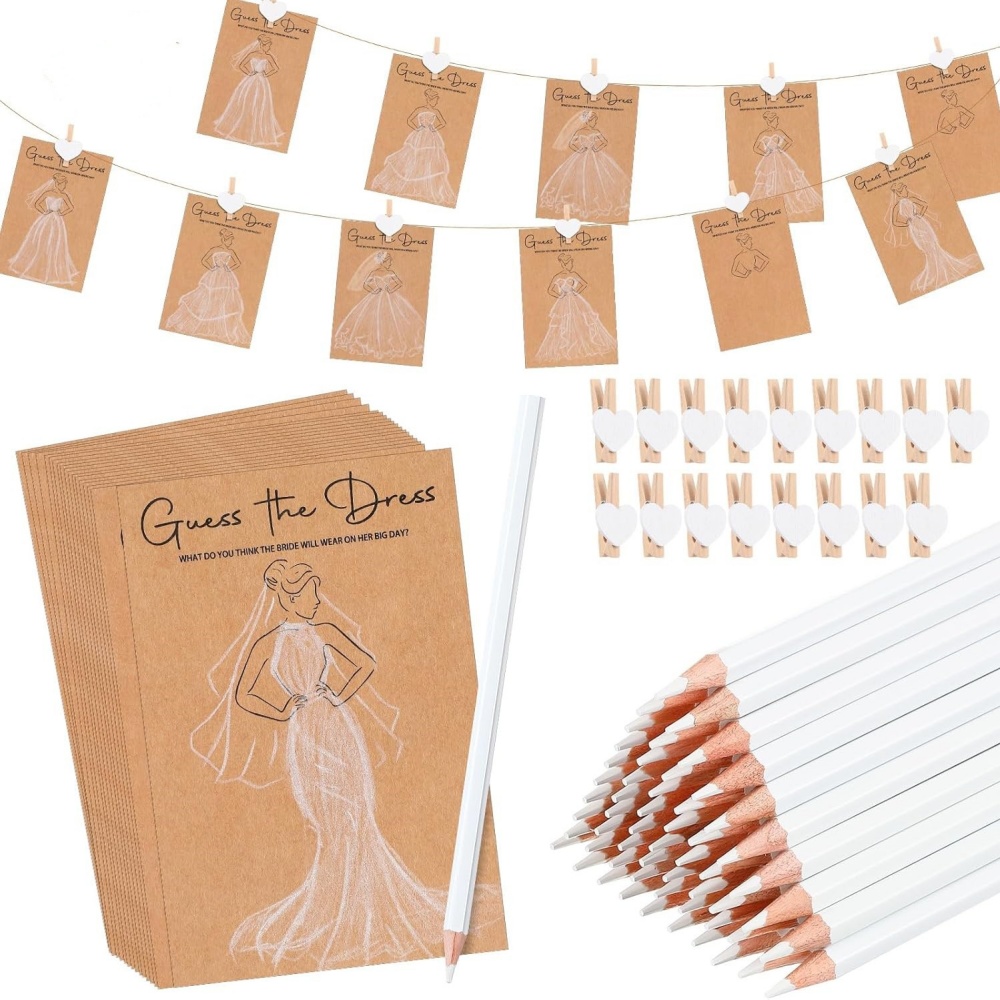 Party Games Bridal Shower - 10/20 Zestaw Kart do Gry w