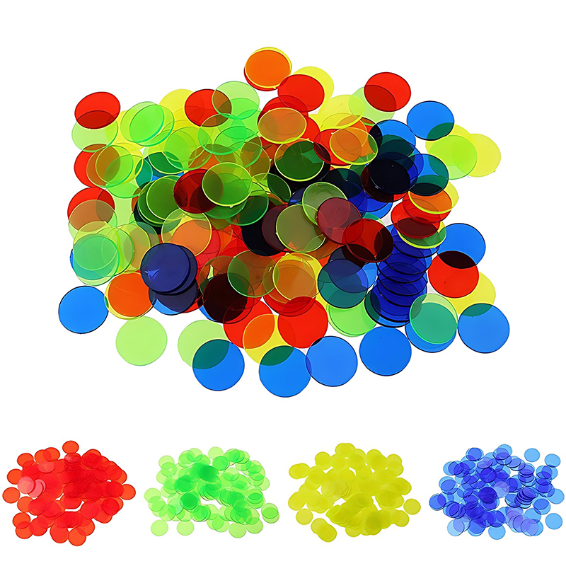Party Games Bingo - 100/200 SZTUK 19 mm okrągłych żetonów